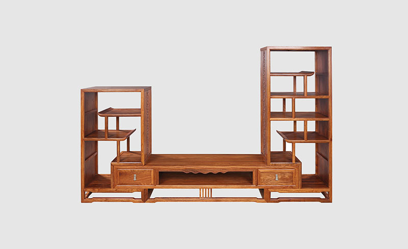 广西中式装饰厅柜组合家具效果图